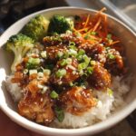 Delicious Sticky Chicken Rice Bowls Recipe