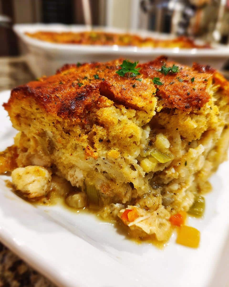 Dolly’s Chicken and Stuffing Casserole - detail 1