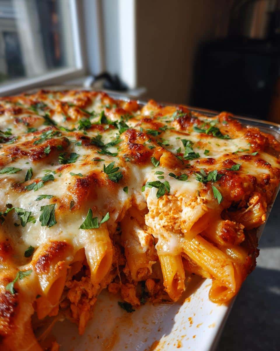 Dump-and-Bake Chicken Parmesan Casserole - detail 2