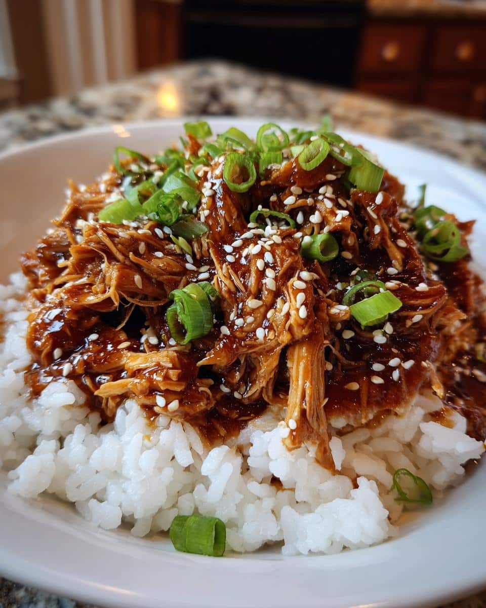 Dump and Go Crockpot Teriyaki Chicken - detail 2