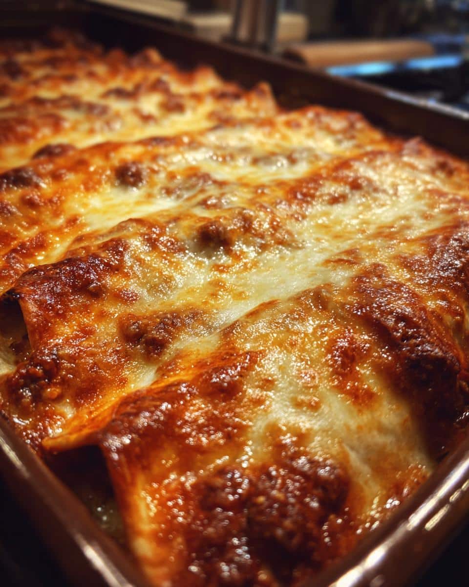 Easy Cheesy Ground Beef Enchiladas - detail 2