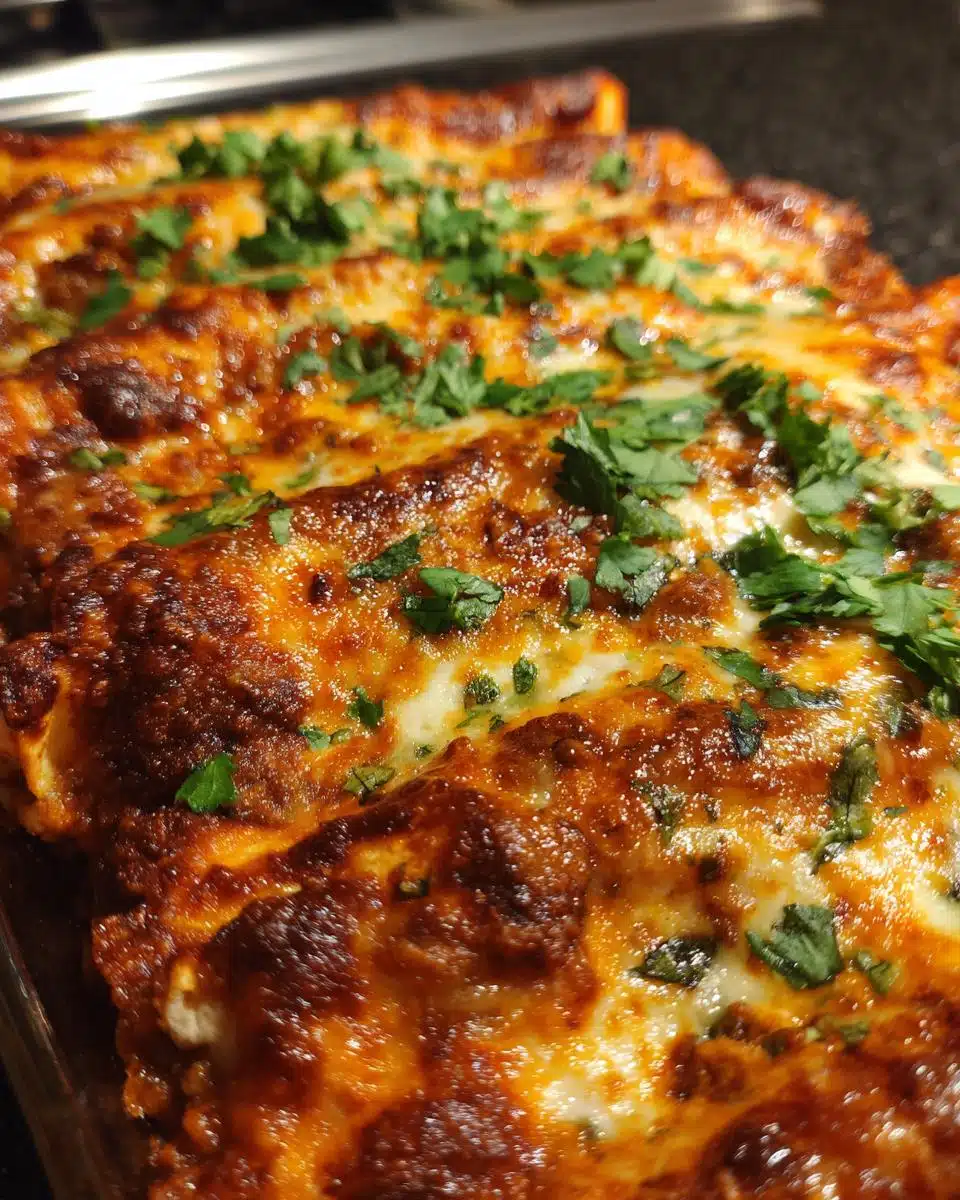 Easy Cheesy Ground Beef Enchiladas