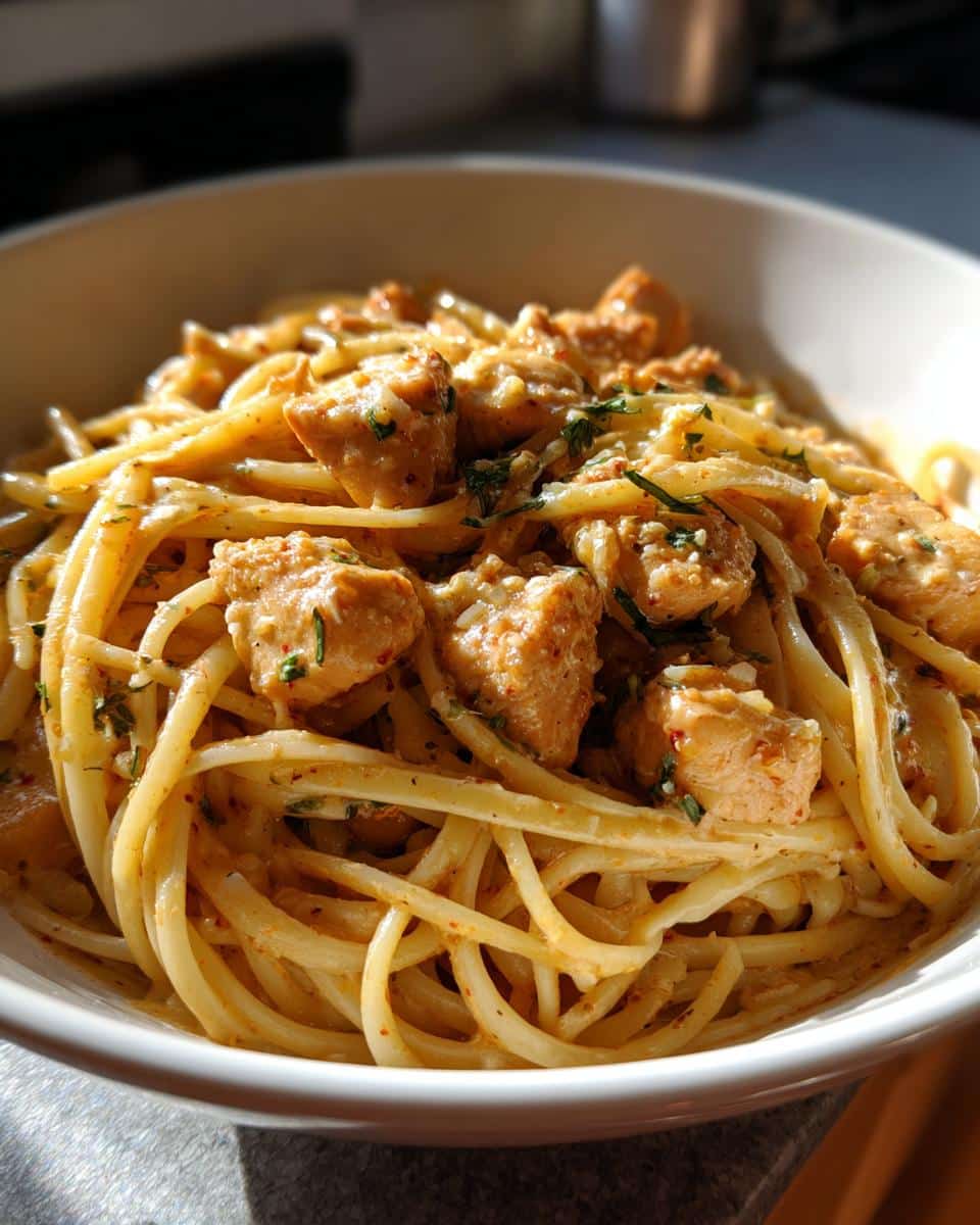 Easy Cowboy Butter Chicken Linguine - detail 2