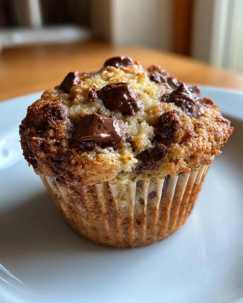 Greek Yogurt Chocolate Chip Muffins - detail 3