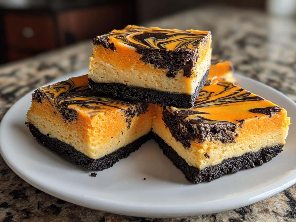 Halloween Cheesecake Bars - detail 1