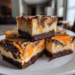 Halloween Cheesecake Bars
