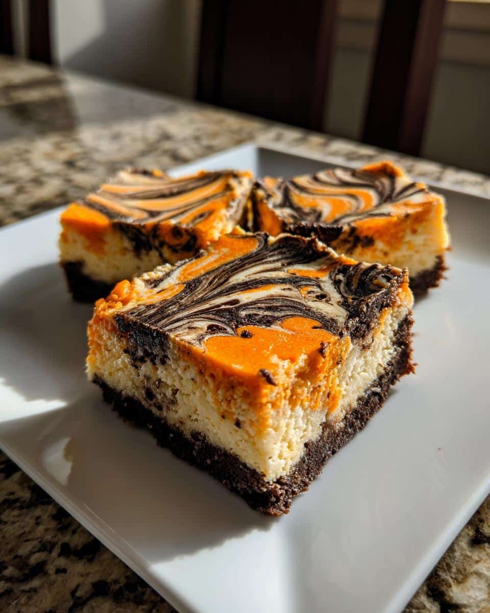 Halloween Cheesecake Bars - detail 3