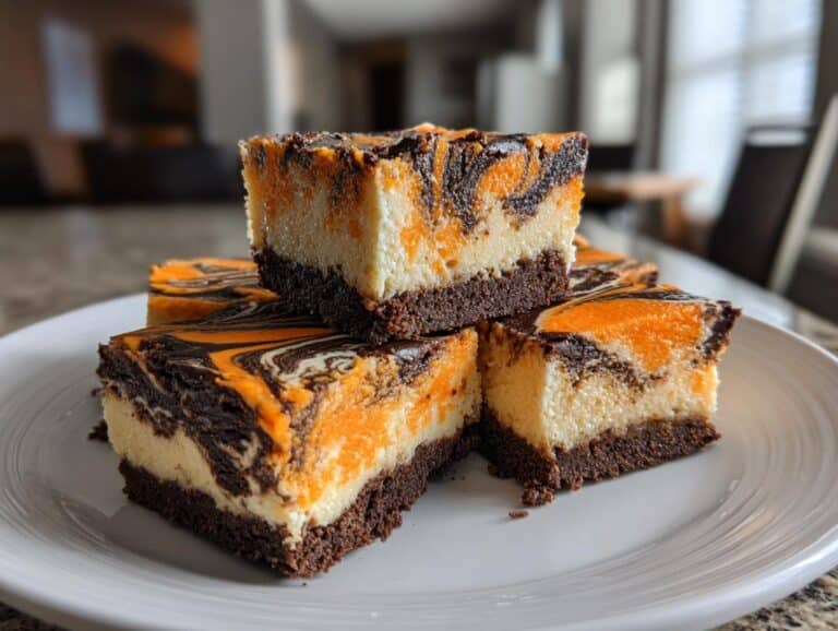 Halloween Cheesecake Bars