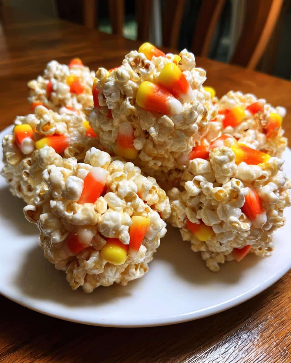 Halloween Popcorn Balls - detail 1