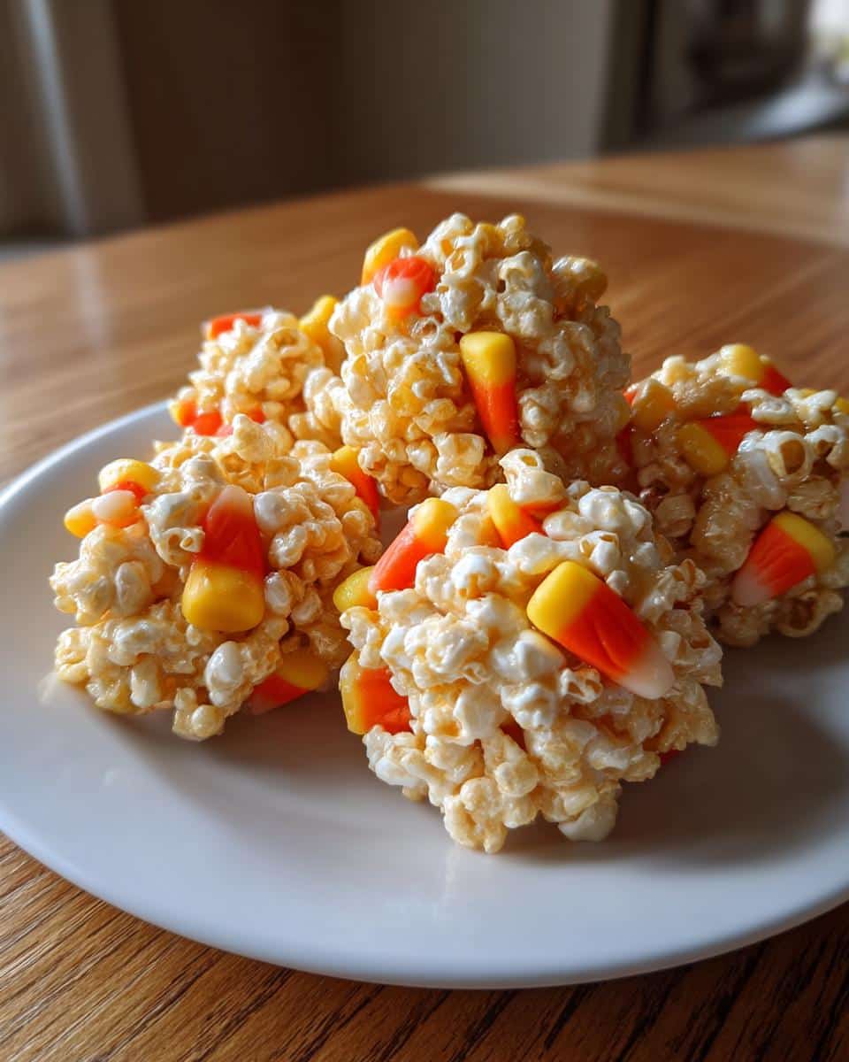 Halloween Popcorn Balls - detail 2