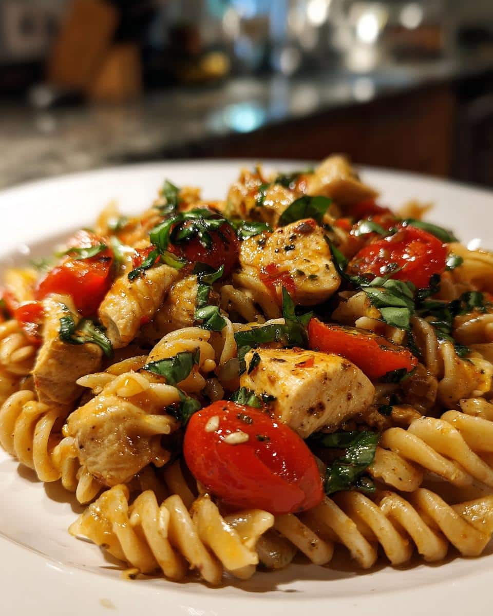 Healthy Bruschetta Chicken Pasta for a Nutritious Meal - detail 3