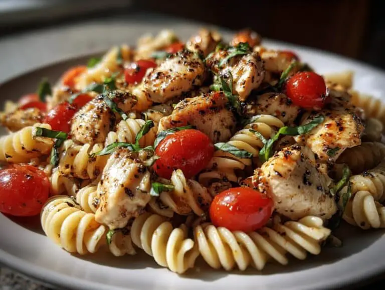 Healthy Bruschetta Chicken Pasta for a Nutritious Meal