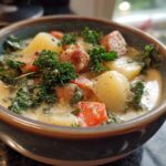 Healthy Slow Cooker Zuppa Toscana Soup