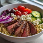 Healthy Steak Bowl Recipe Inspired by the Mediterranean Diet
