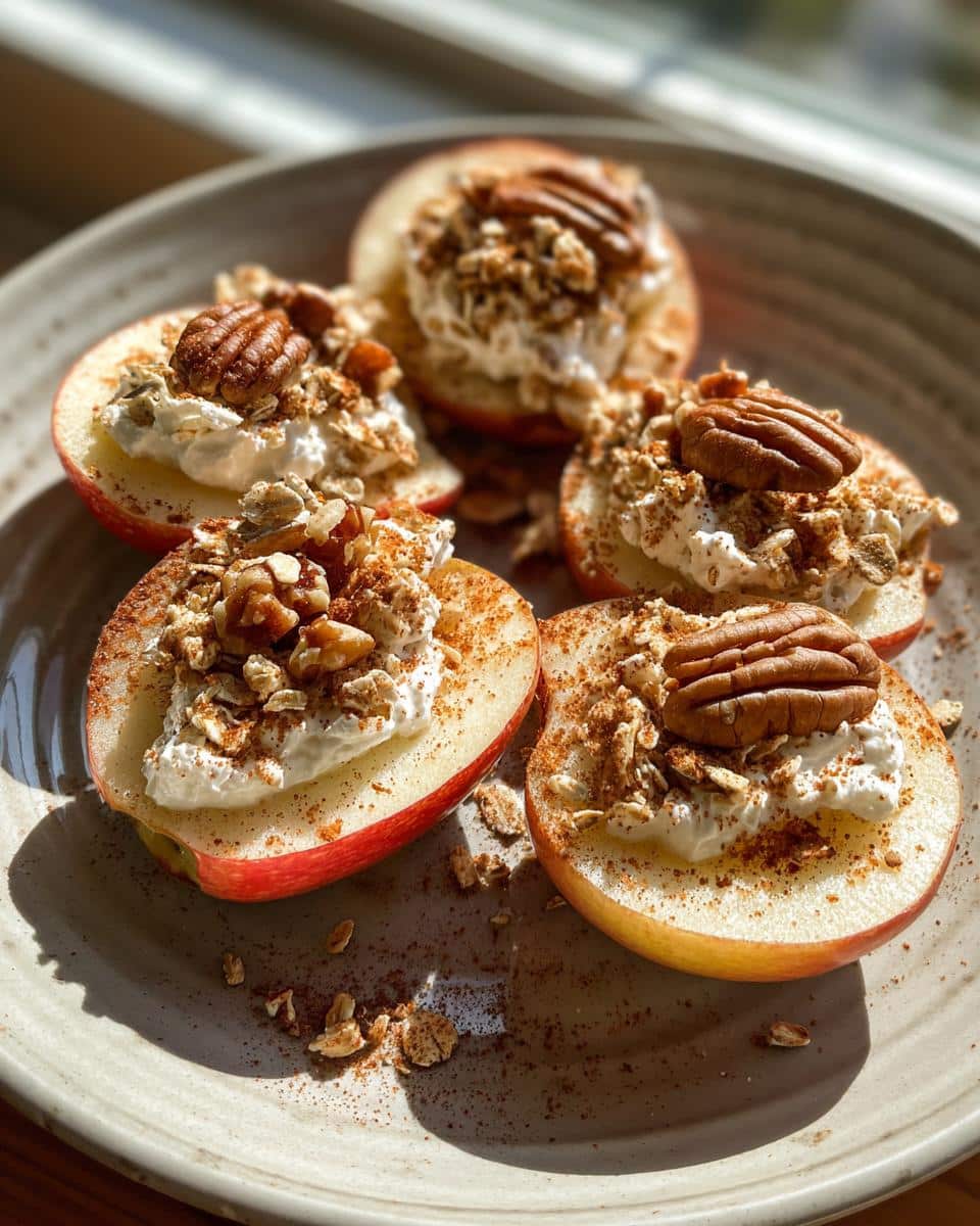 High Protein Apple Bites