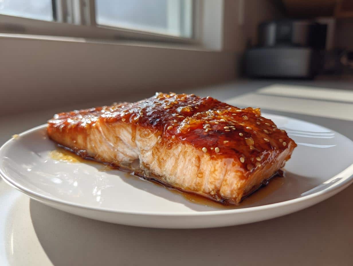 High Protein Honey Garlic Salmon In Just 25 Minutes 5 High Protein Honey Garlic Salmon - detail 1