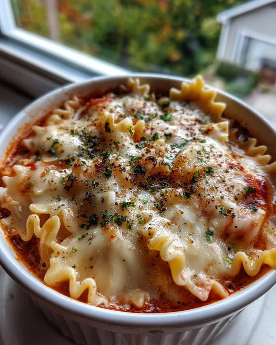 Homemade Lasagna Soup With Bow Tie Pasta - detail 1