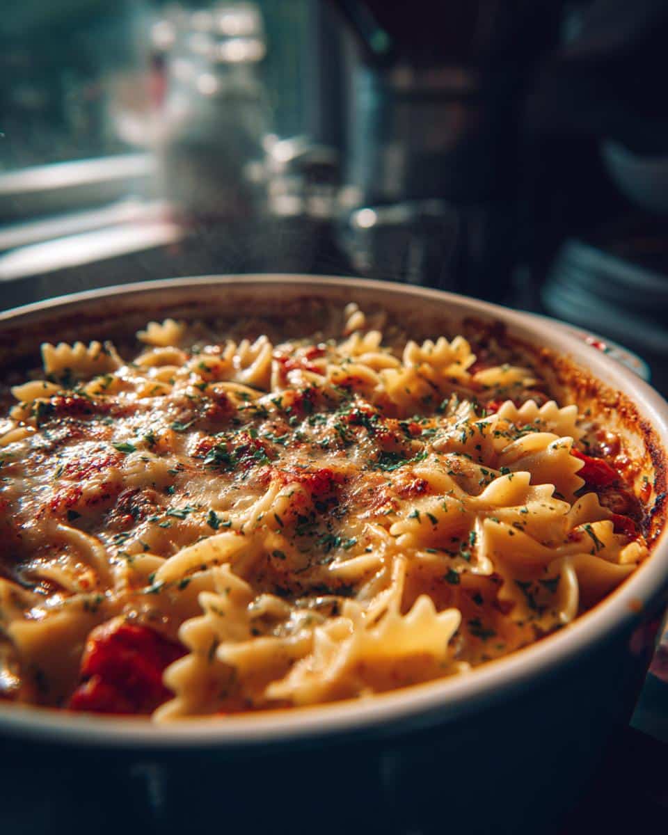 Homemade Lasagna Soup With Bow Tie Pasta - detail 3
