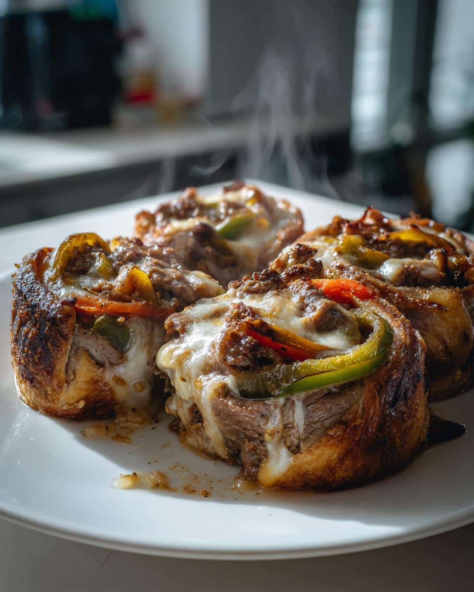 Keto Philly Cheesesteak Rolls - detail 1