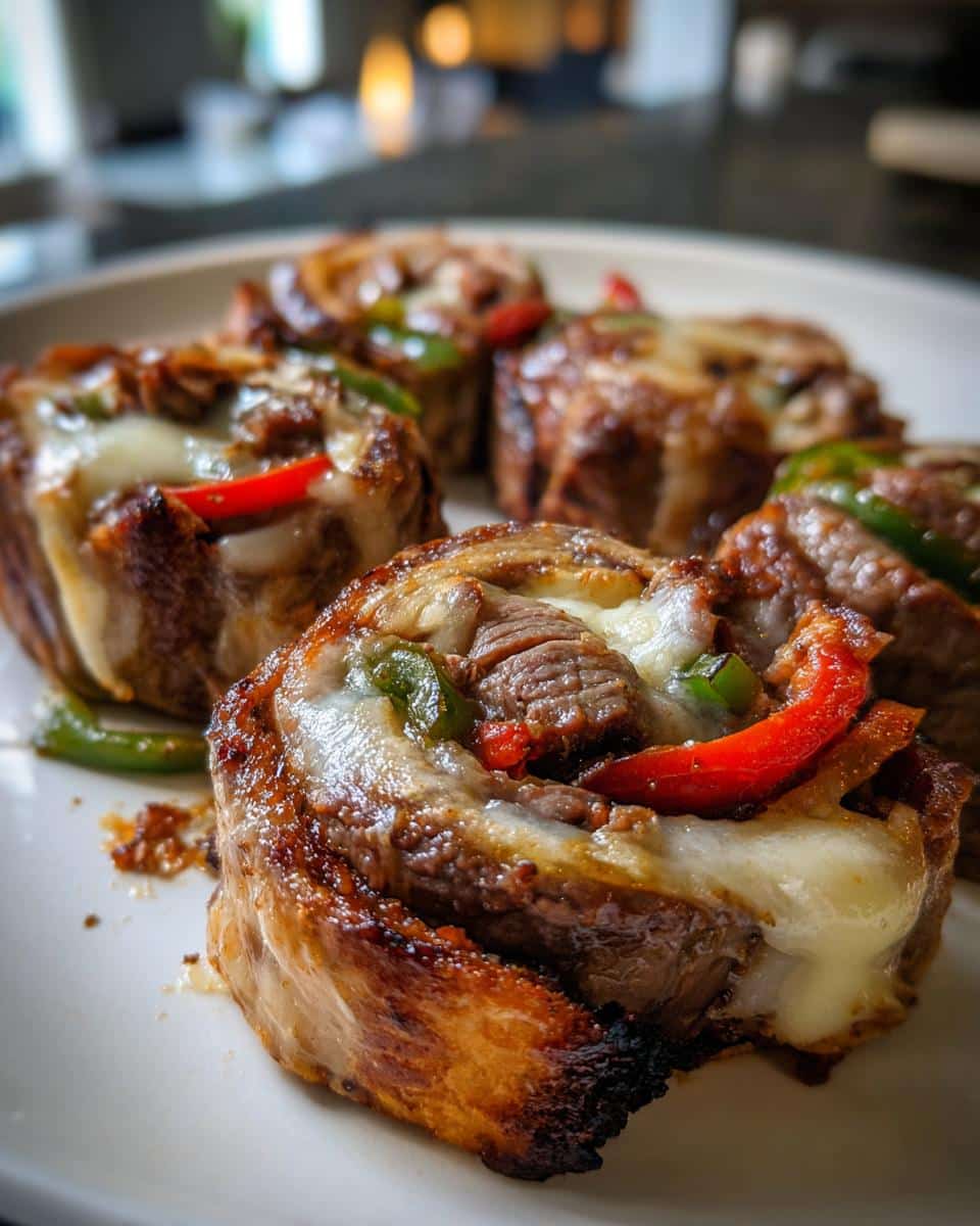 Keto Philly Cheesesteak Rolls