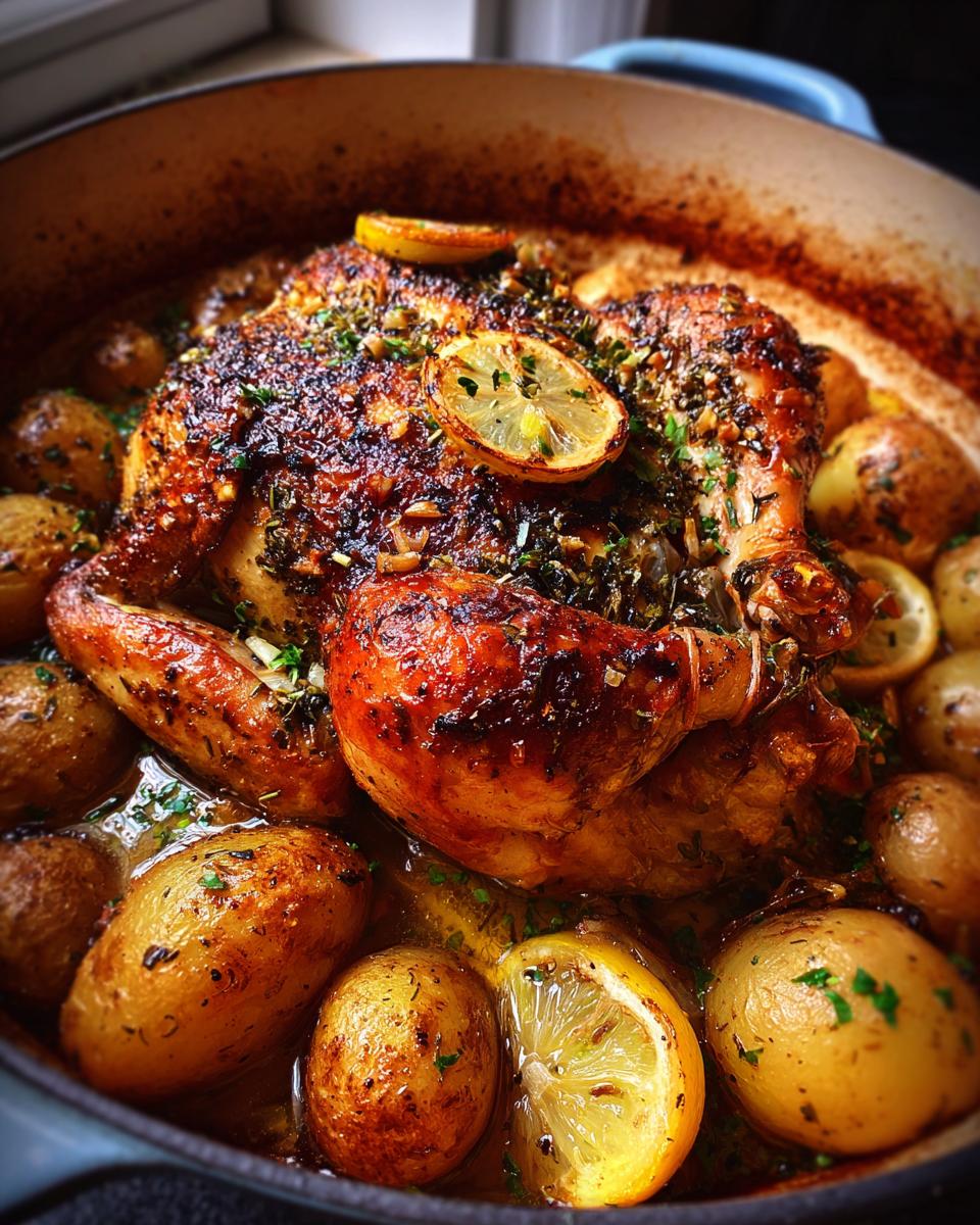 Juicy Lemon Herb Pot Roast Chicken in 90 Minutes 6 Lemon Herb Pot Roast Chicken - detail 2