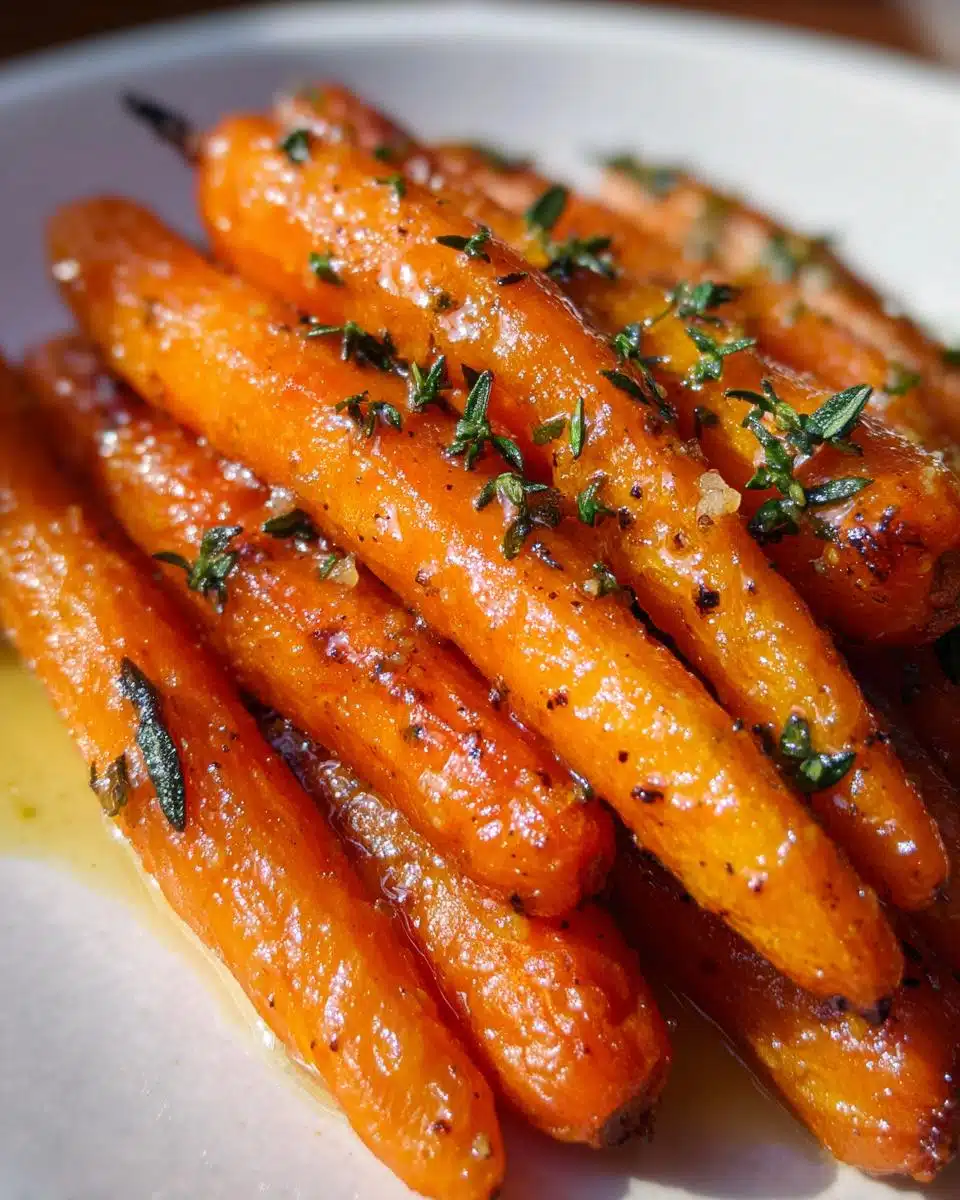 Maple Glazed Carrots - detail 1
