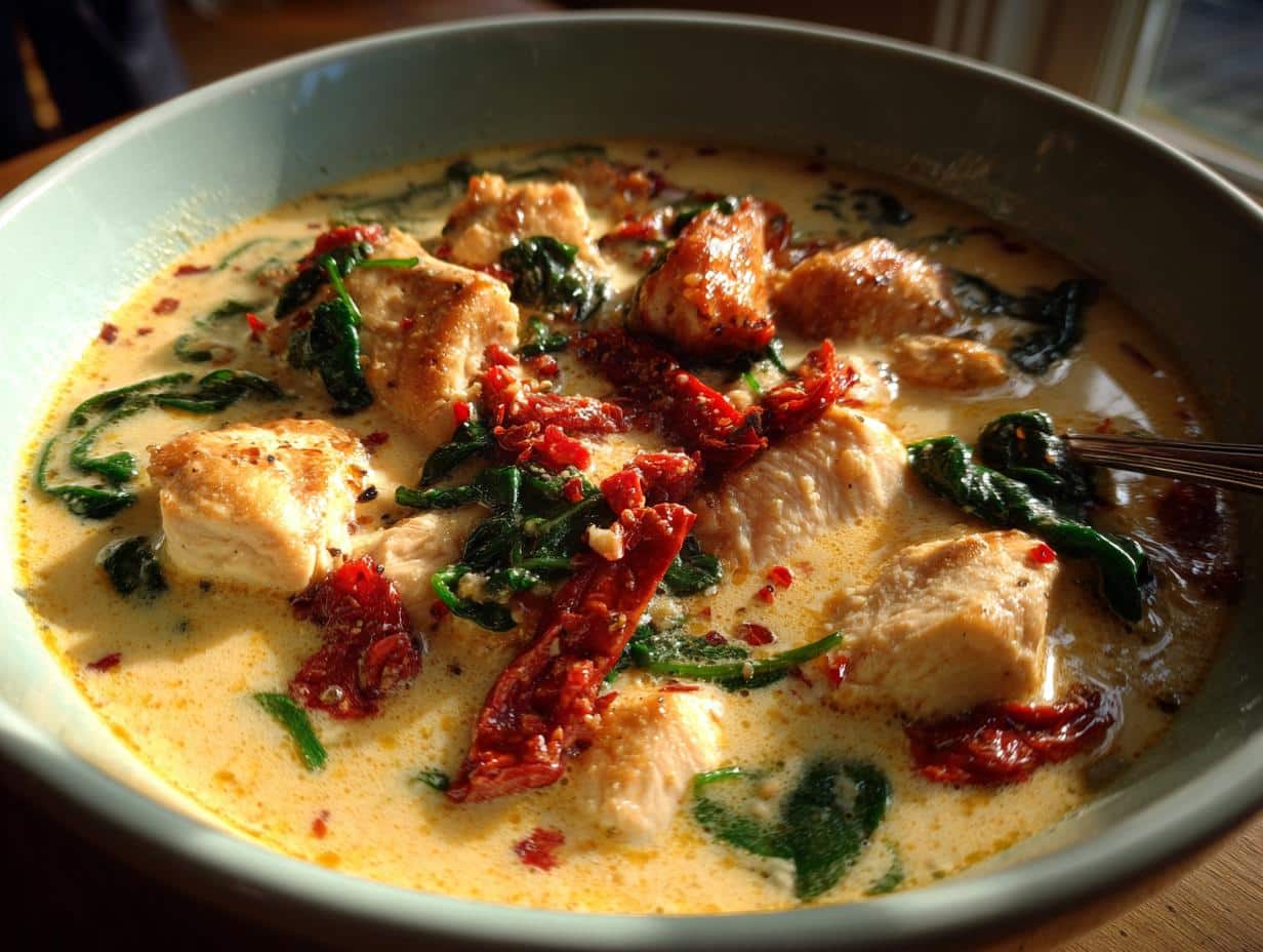 Marry Me Tuscan Chicken Soup - detail 2