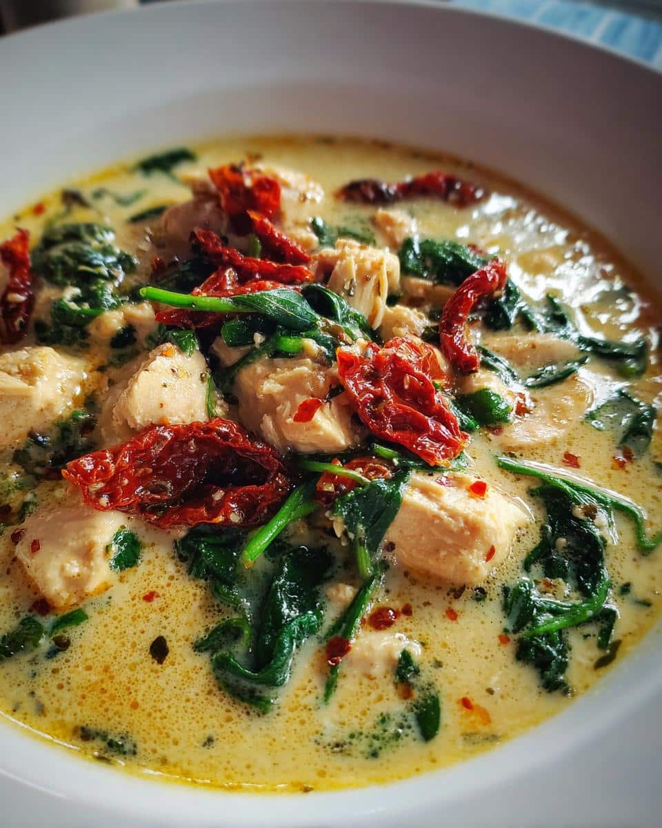 Marry Me Tuscan Chicken Soup - detail 3