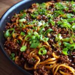 Mongolian Ground Beef Noodles