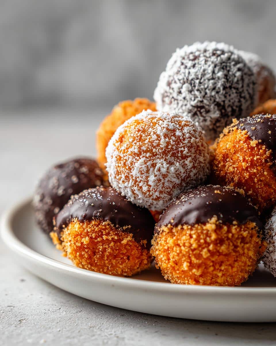No Bake Pumpkin Cheesecake Balls - detail 2