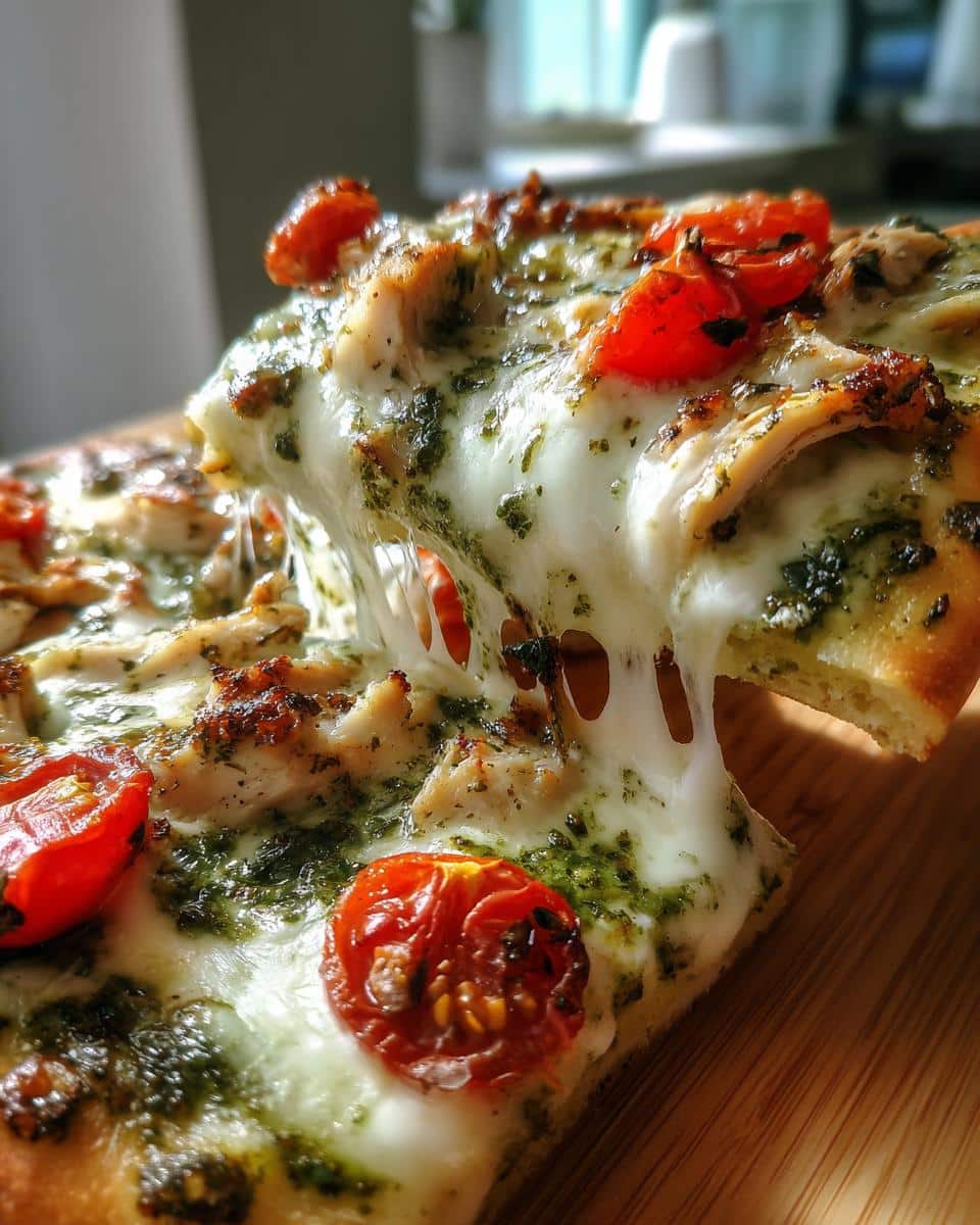 Pesto Chicken Flatbread - detail 1