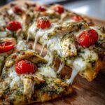 Pesto Chicken Flatbread