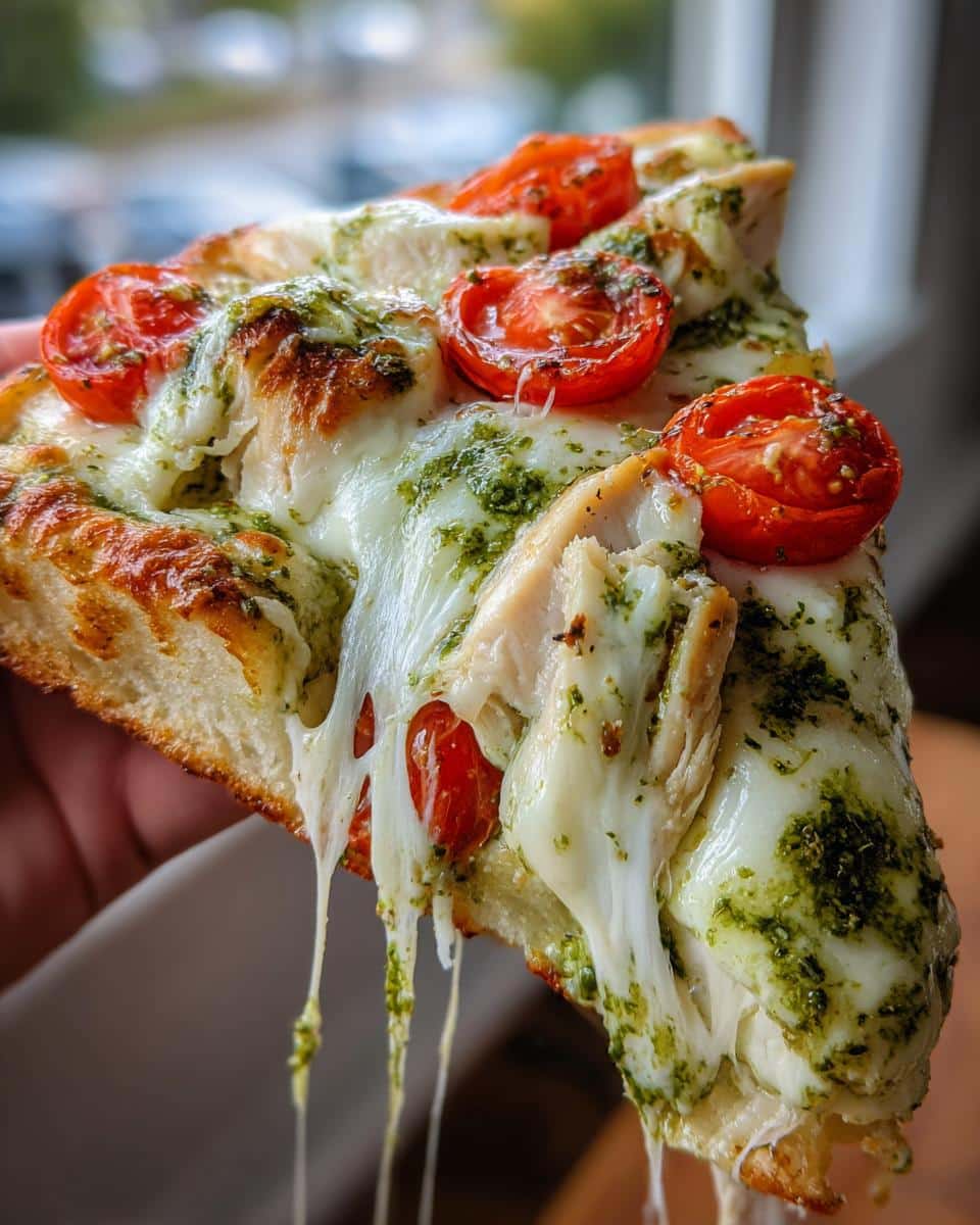 Pesto Chicken Flatbread - detail 2