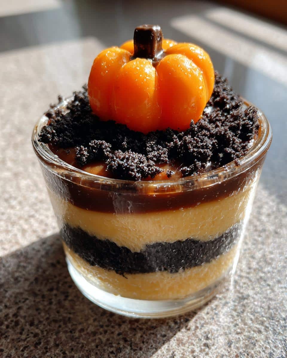 Pumpkin Patch Dirt Cups - detail 1