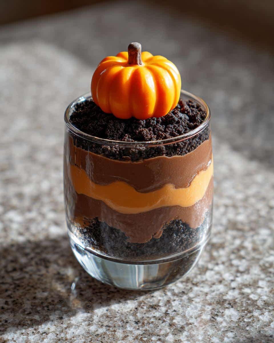 Pumpkin Patch Dirt Cups - detail 2