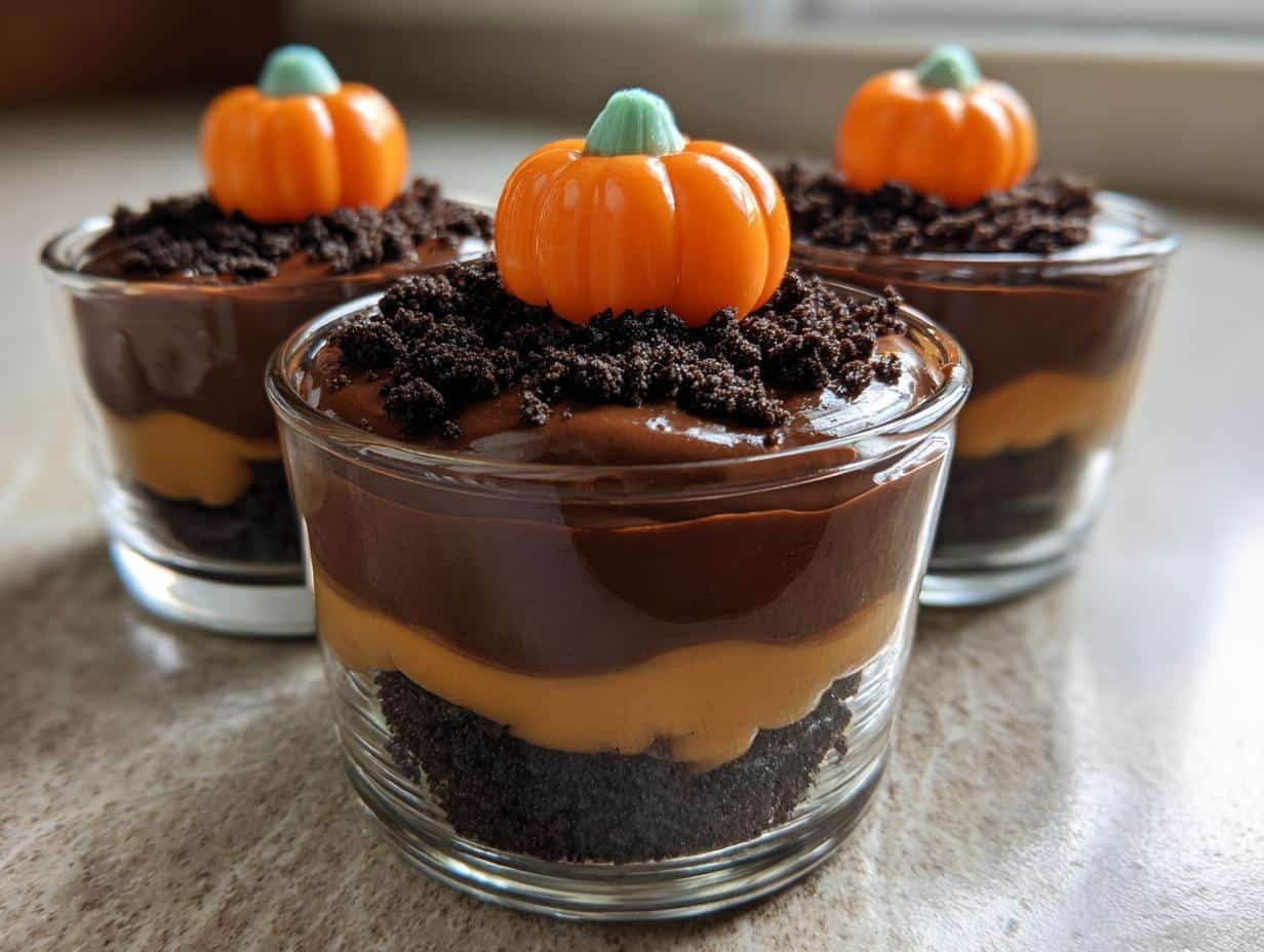 Pumpkin Patch Dirt Cups