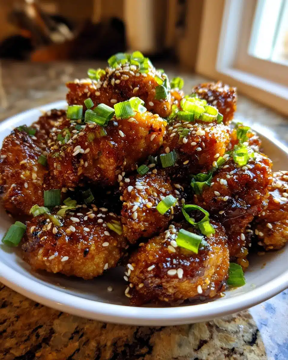Simple Honey Garlic Chicken Bites