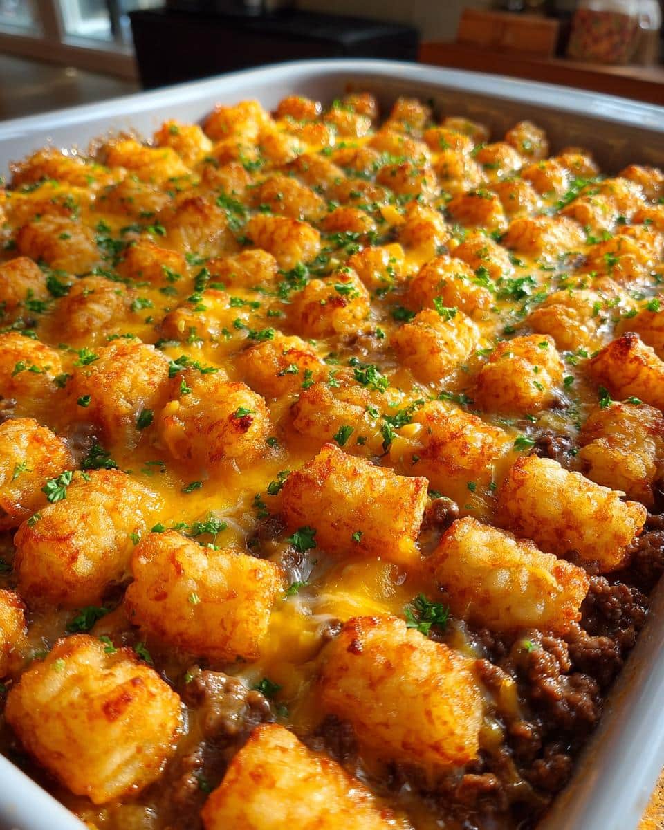 Simple and Delicious Tater Tot Casserole Recipe - detail 1