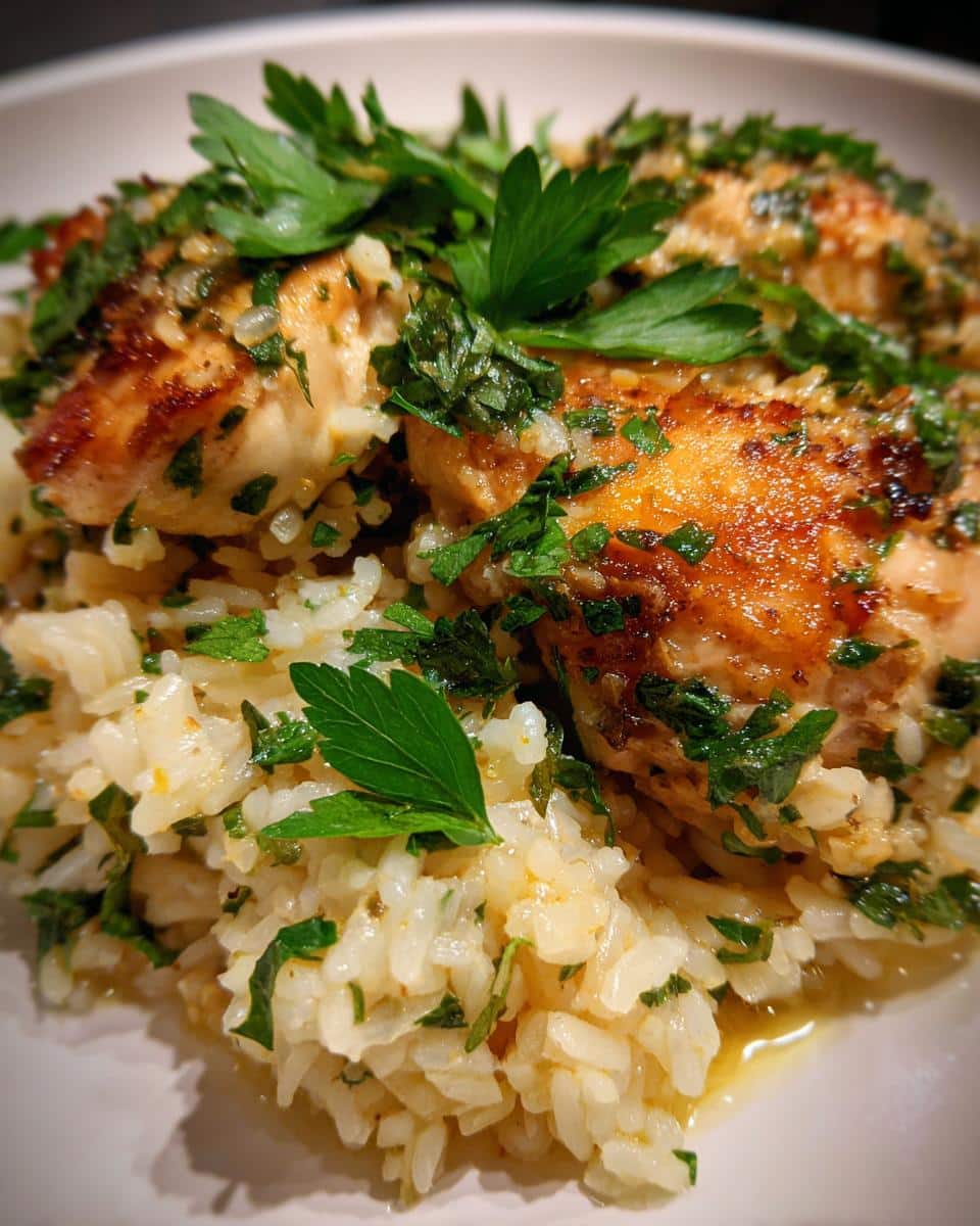 Slow Cooker Lemon Herb Chicken and Rice - detail 2