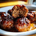 Slow Cooker Salisbury Steak Meatballs