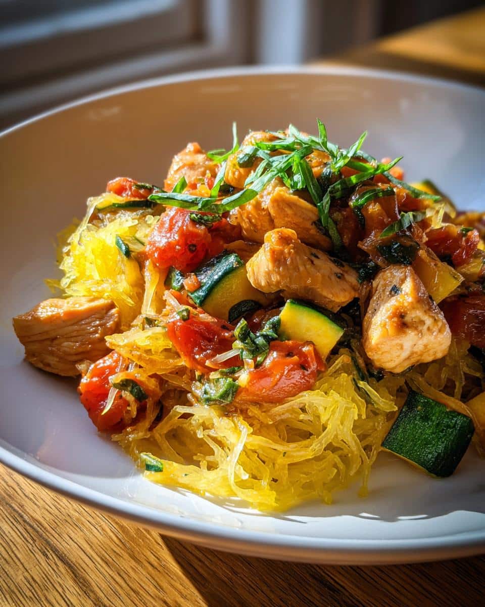 Tuscan Chicken and Spaghetti Squash Recipe - detail 2