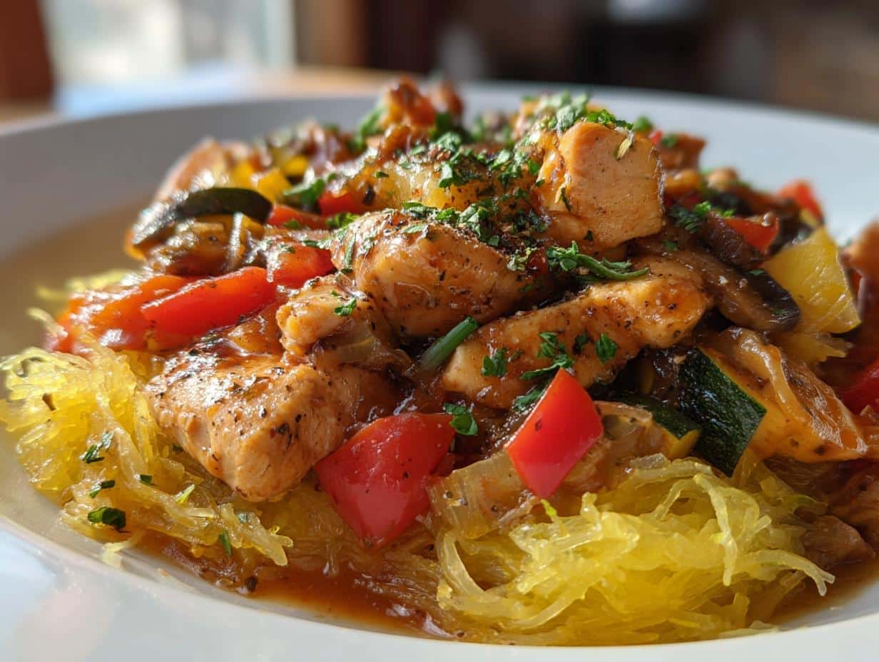 Tuscan Chicken and Spaghetti Squash Recipe - detail 3