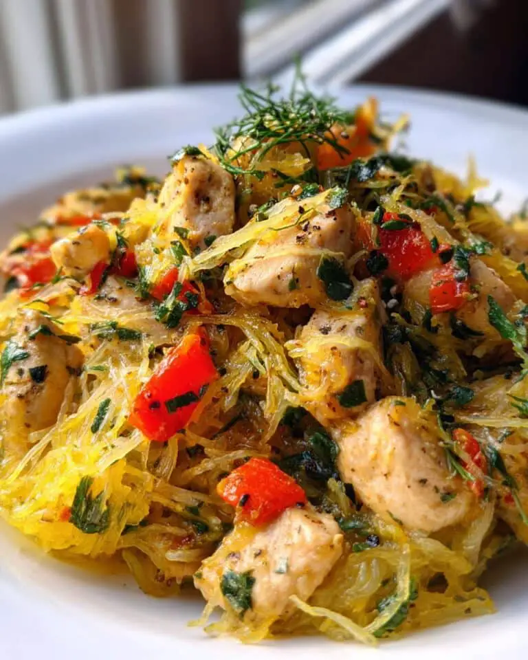 Tuscan Chicken and Spaghetti Squash Recipe