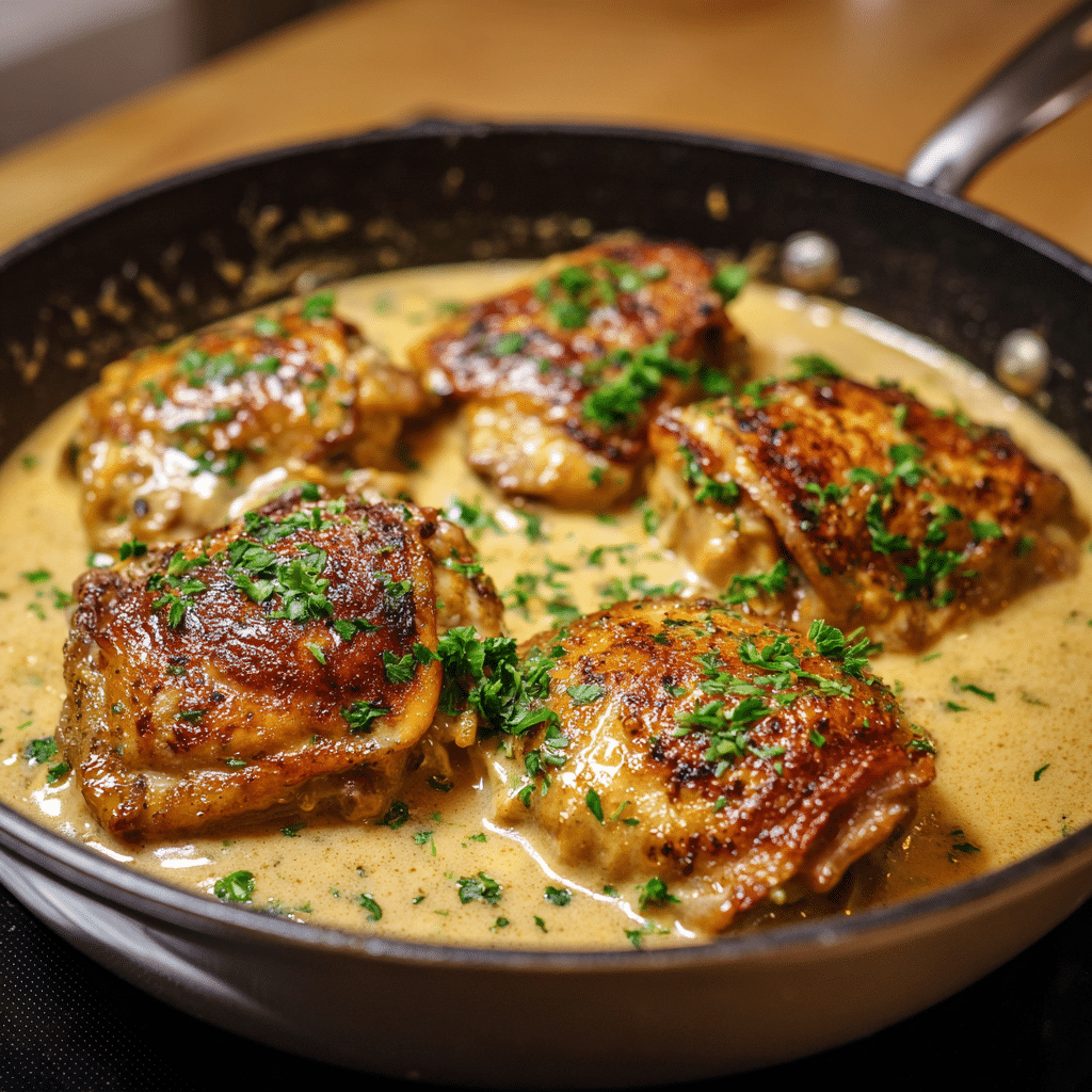 Creamy Brown Sugar Dijon Chicken Thighs: 1 Secret 4 A quick and flavorful recipe for creamy brown sugar bea7c 3