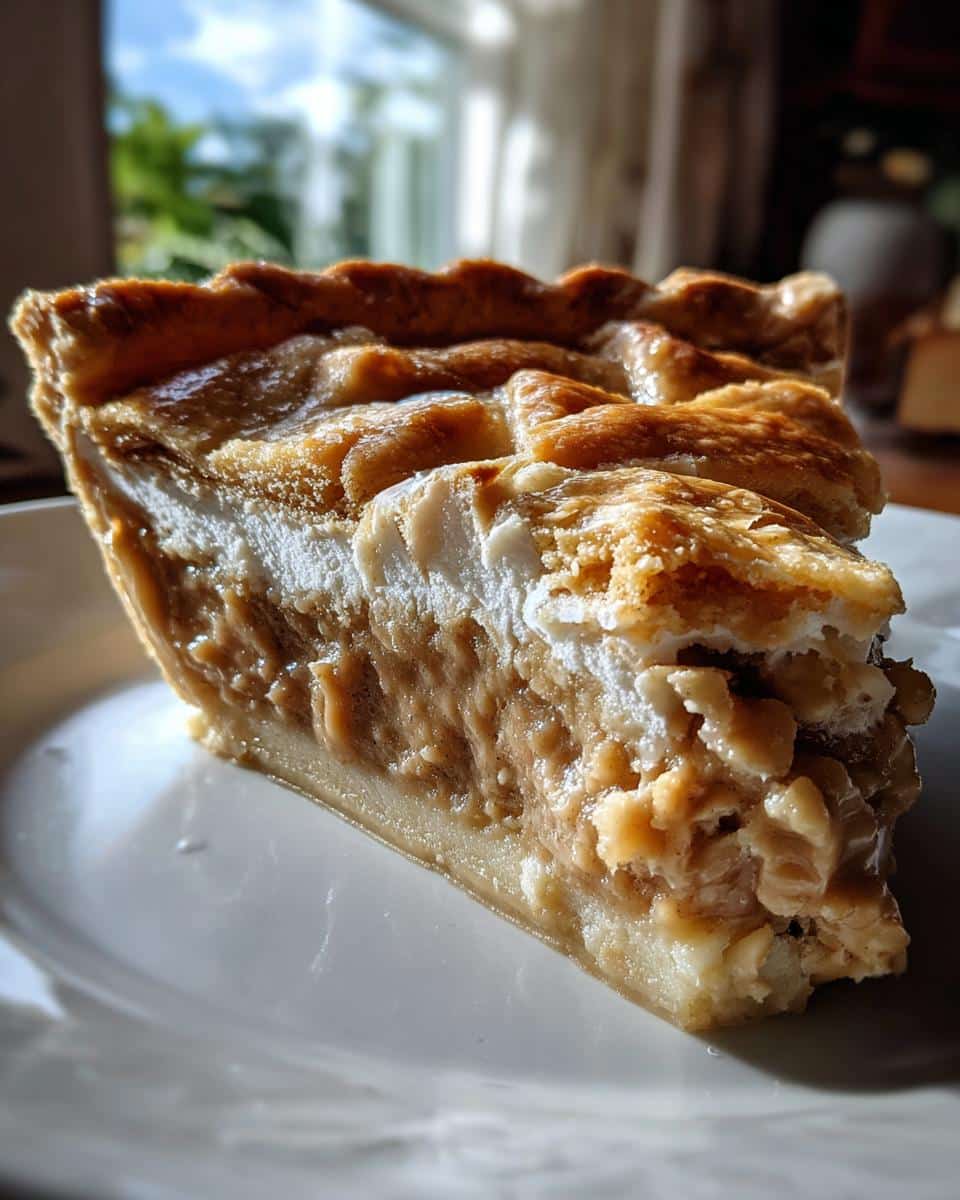 Amish Peanut Butter Cream Pie: Traditional Pennsylvania Dutch Pie with Rich Filling & Flaky Crust - detail 1