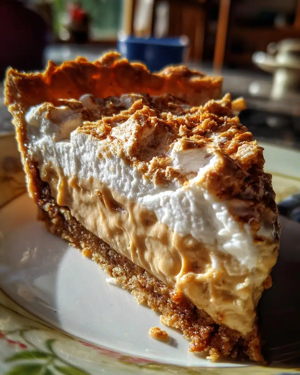 Amish Peanut Butter Cream Pie: Traditional Pennsylvania Dutch Pie with Rich Filling & Flaky Crust