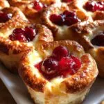 Baked Cranberry Brie Bites!
