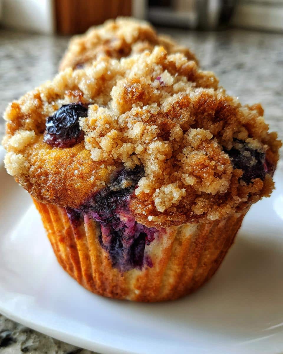 Blueberry Muffins with Streusel – Winter Favorite - detail 1