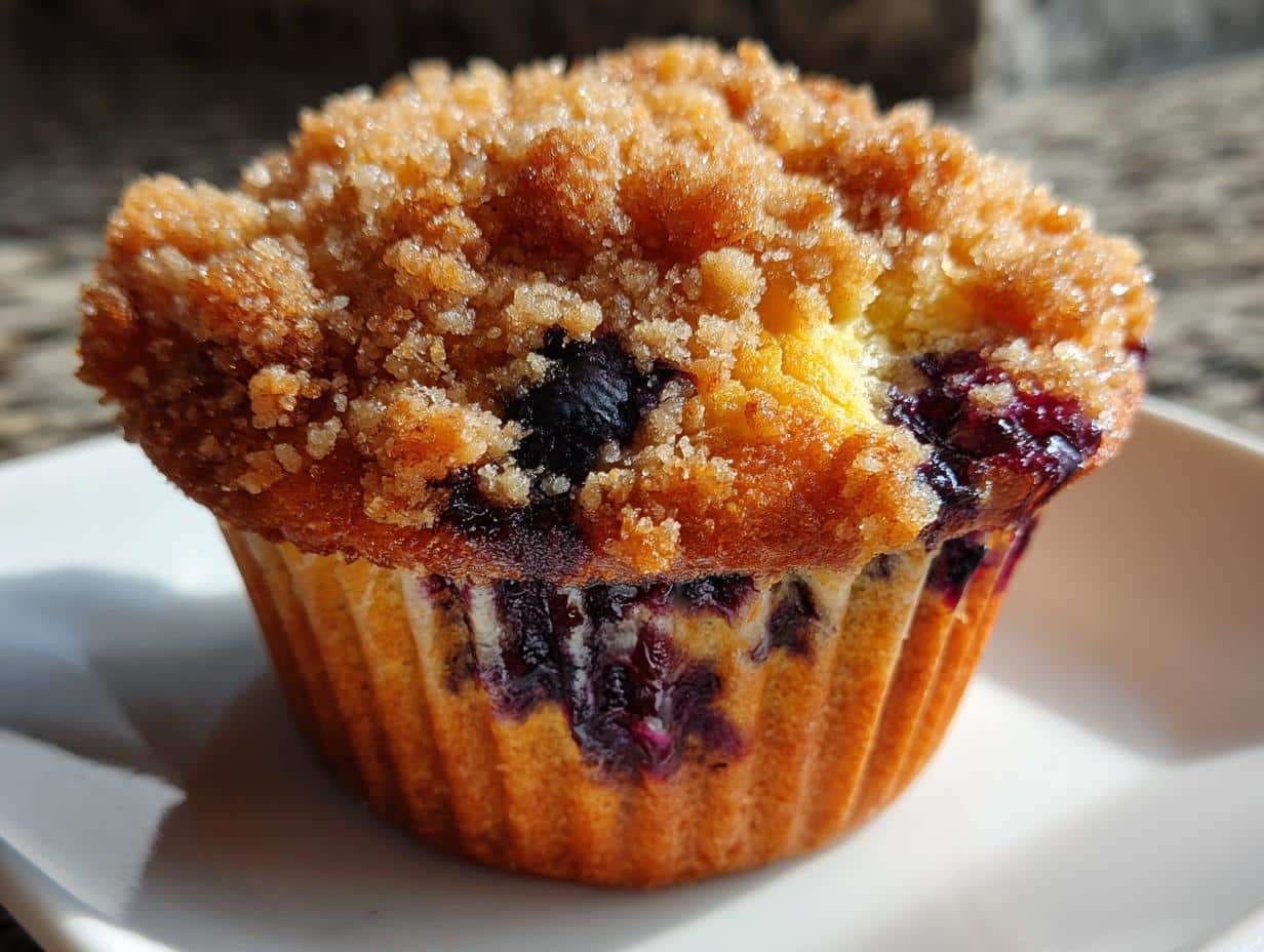 Blueberry Muffins with Streusel – Winter Favorite - detail 2