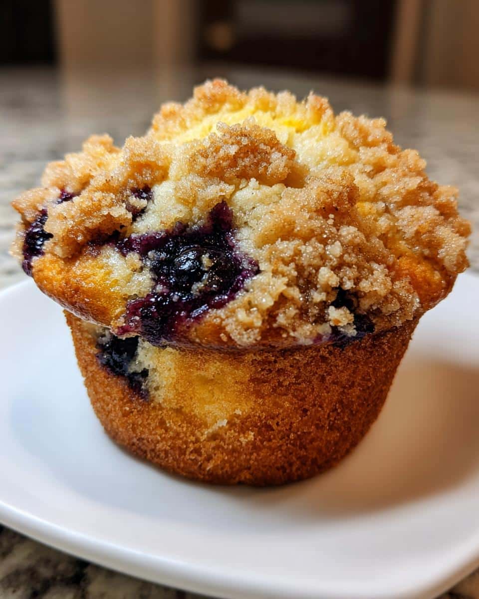 Blueberry Muffins with Streusel – Winter Favorite - detail 3